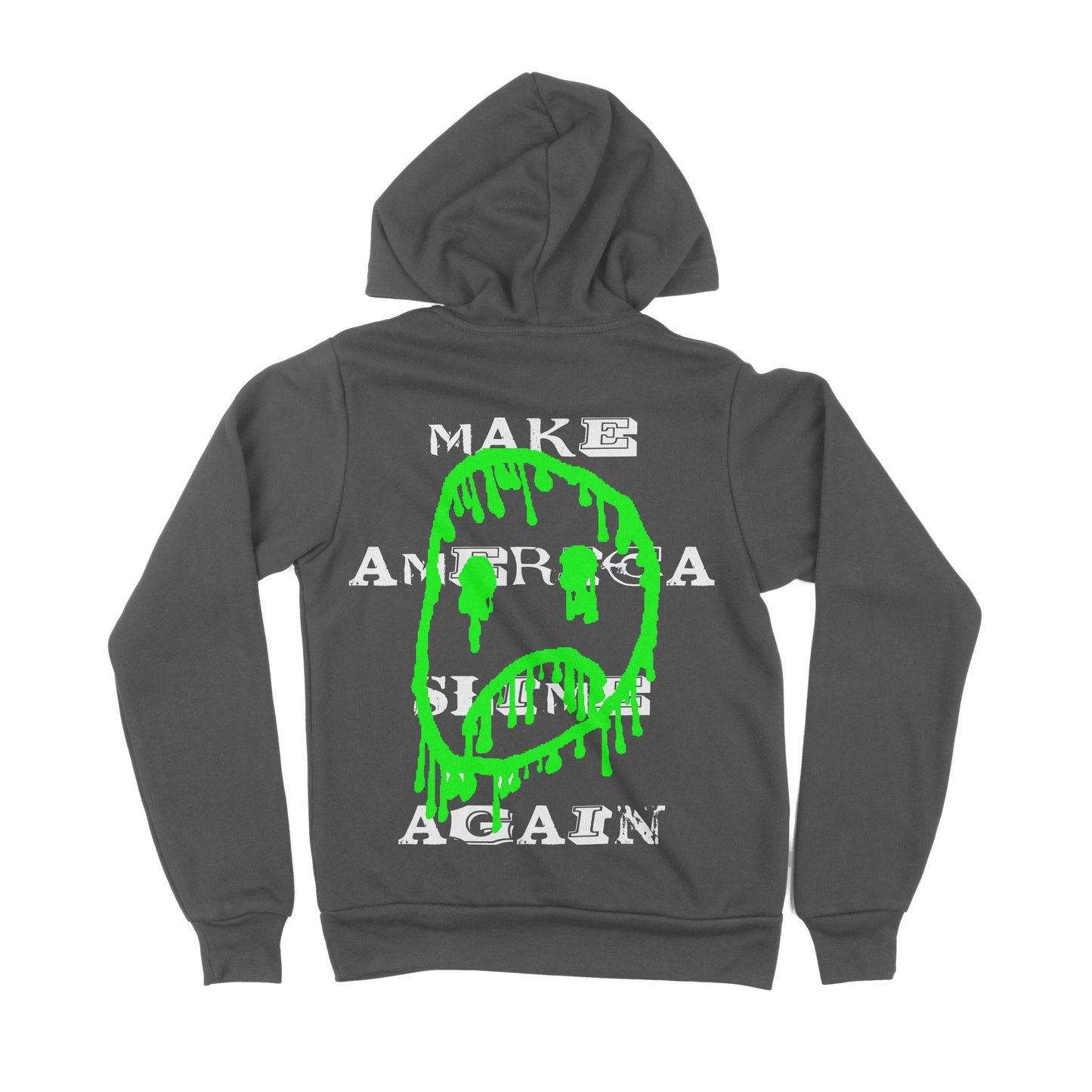 "Slimey Smiley" - Hoodie (Dark Grey)