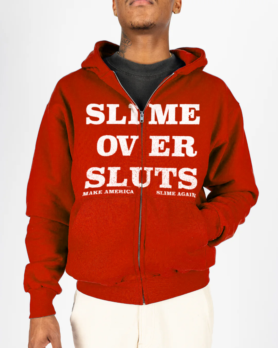 Slime Over Sluts Zip Up Jackets