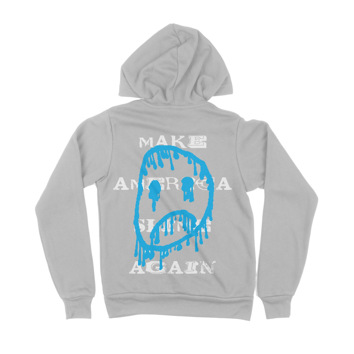 "Slimey Smiley" - Hoodie (Grey)
