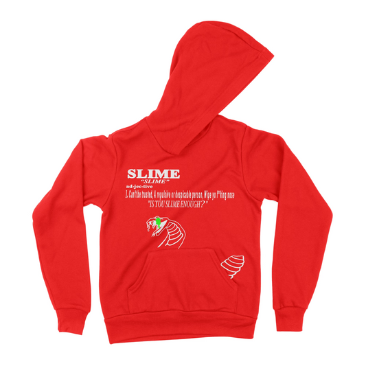 "Slimey Smiley" - Hoodie (Red)