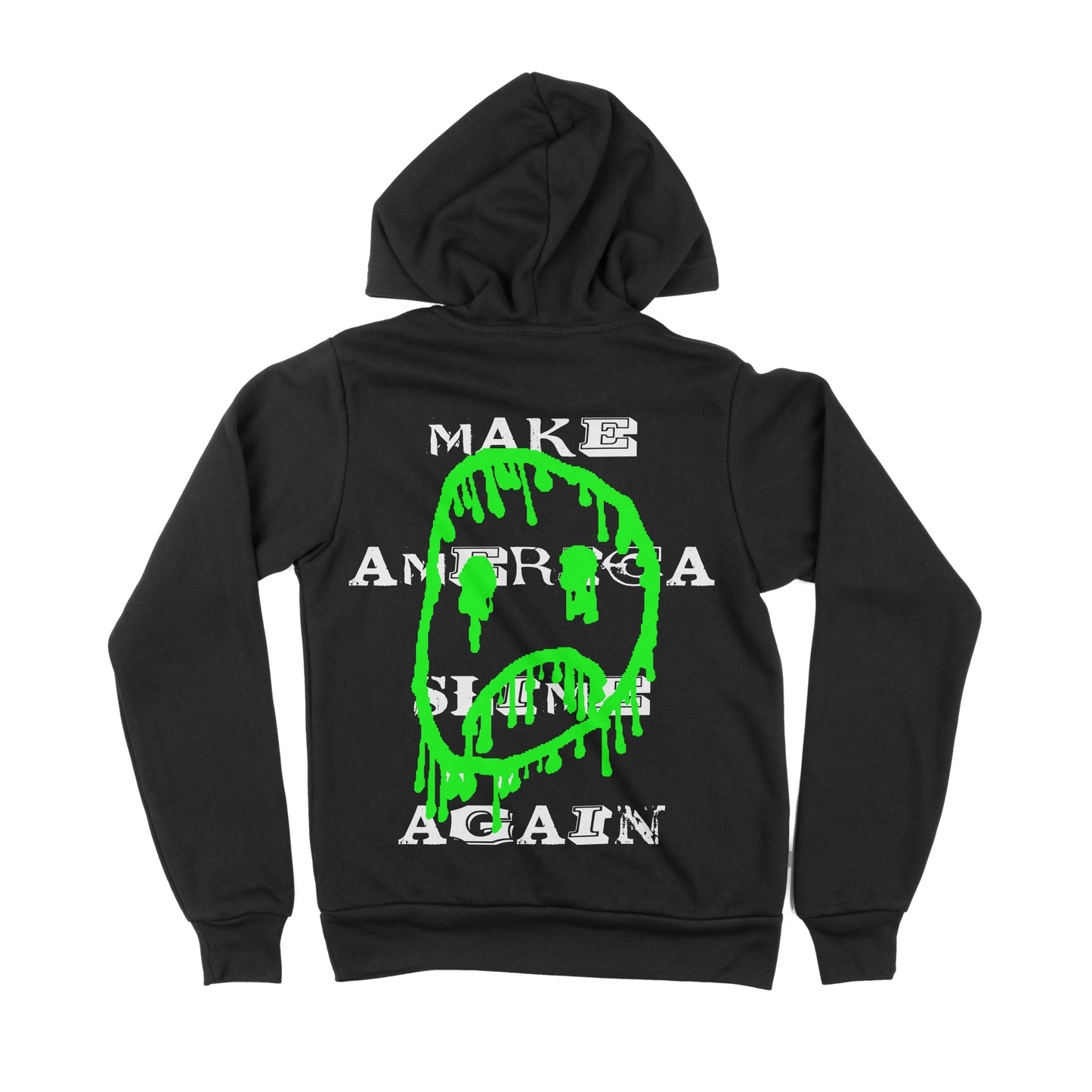 "Slimey Smiley" - Hoodie (Black)