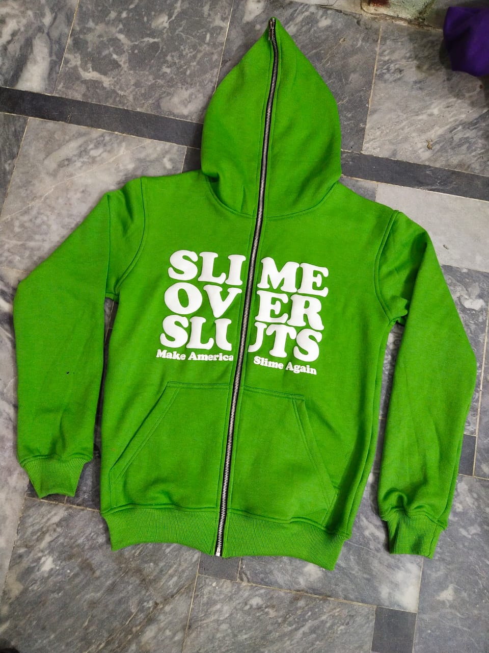 Slime Over Sluts Zip Up Jackets