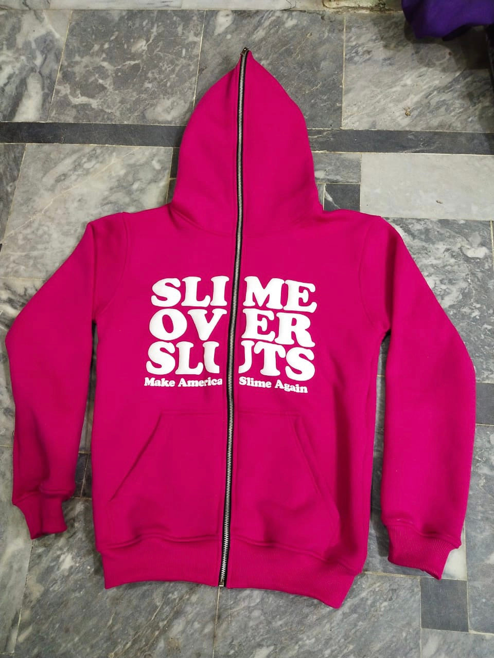 Slime Over Sluts Zip Up Jackets